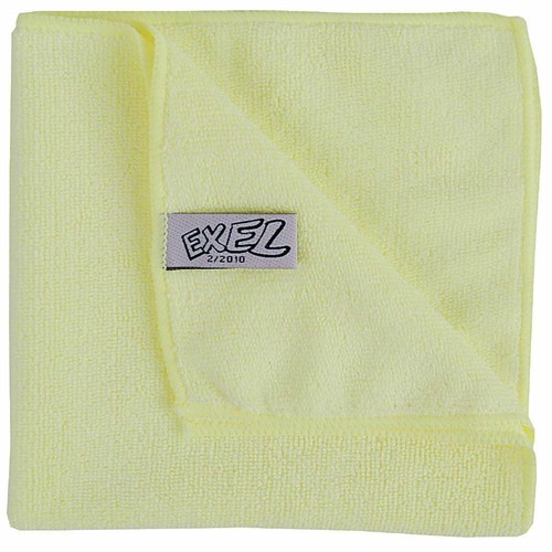Jantex Microfibre Cloths Yellow (Pack 5) - Picture 3 of 4