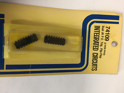74109 DUAL JK PE TRIG FLIP-FLOP 2 PK   NEW