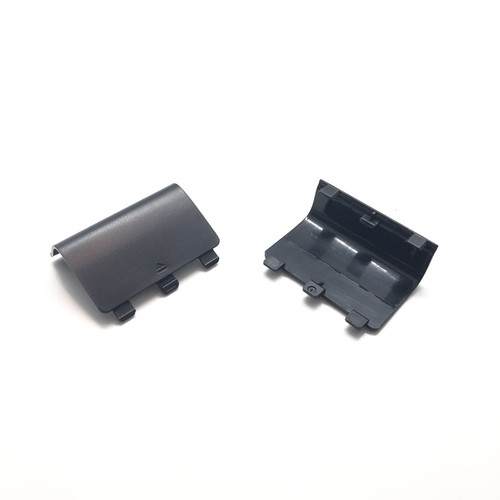 2PC Xbox One Controller Battery Cover Door Shell Replacement Black Free Postage - Picture 5 of 7