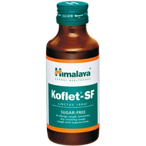 Himalaya Koflet SF Syrup (Sugar Free) (100ml) x 2 Bottles | Fast Shipping - Picture 1 of 5