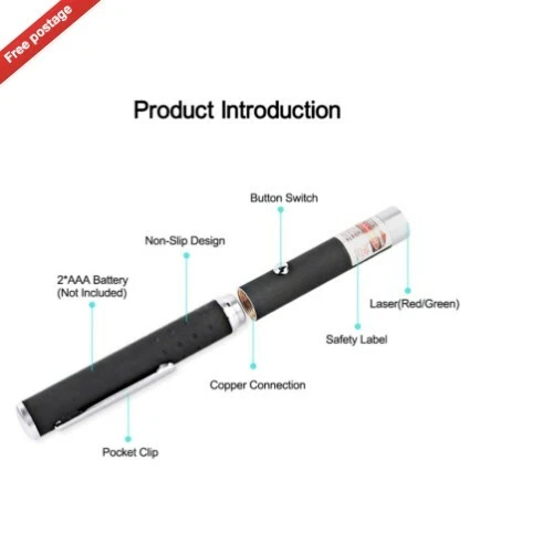 Laser Pointer Pen Purple Light Visible Beam Lazer For office Pet - Picture 8 of 10