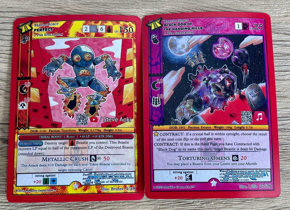 その他  quest 2x Metazoo HiroQuest 2.0 ~ REVERSE HOLO SET LOT Perfect & Black