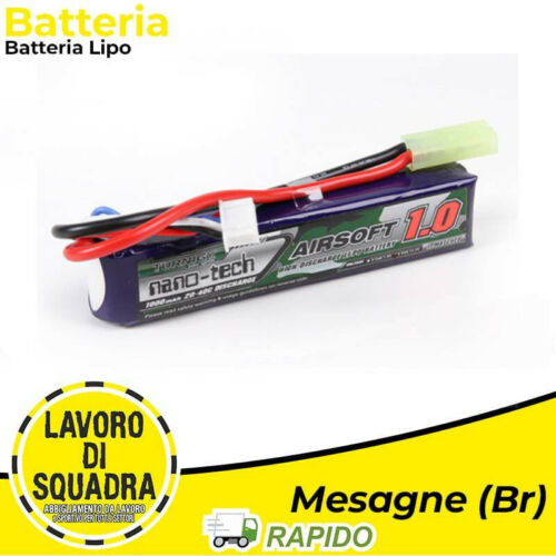 Battery Lipo Tamiya Connector 1000MAH 11.1V 20~40C Turnigy Nano-Tech