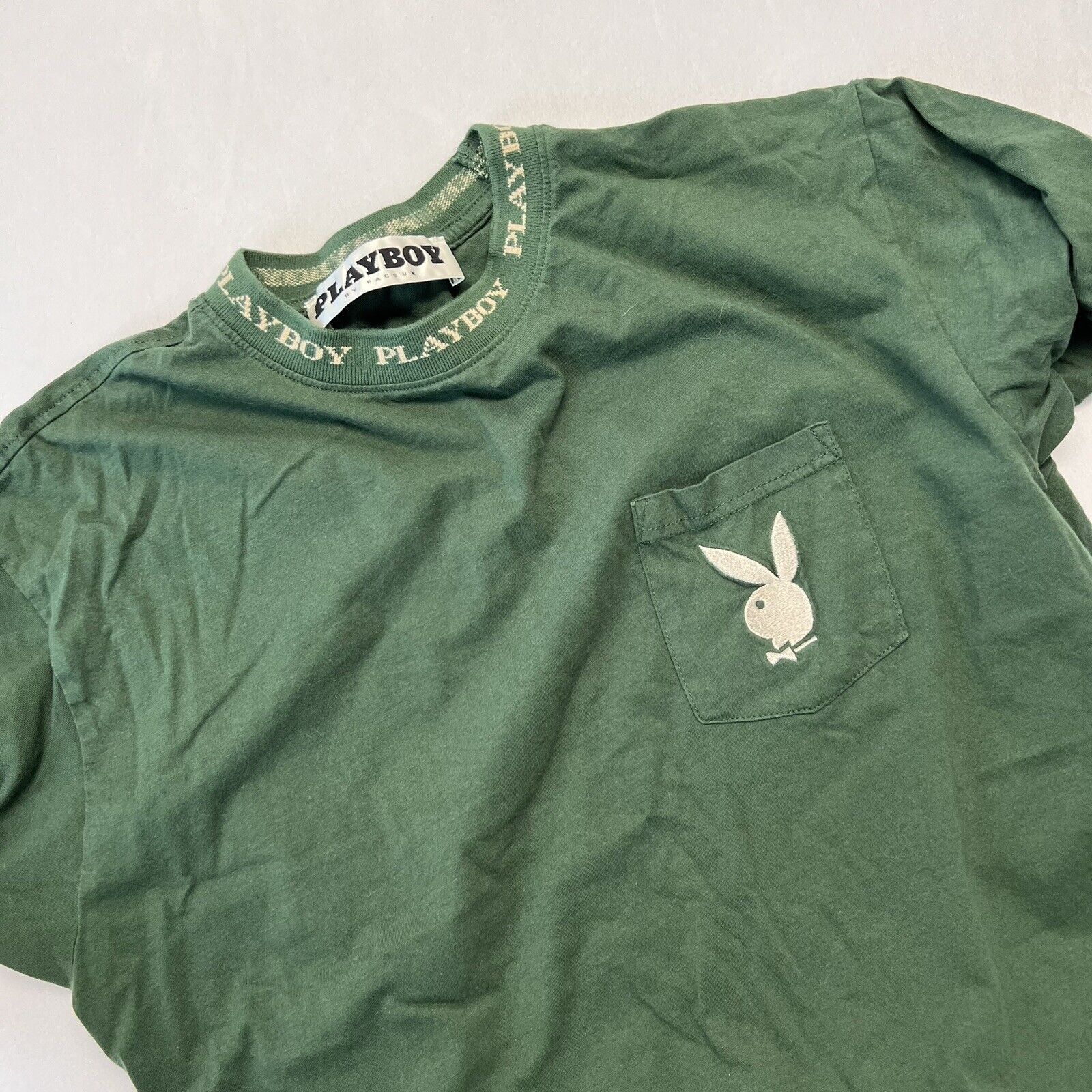 Playboy by Pacsun Green T-Shirt size M - image 5