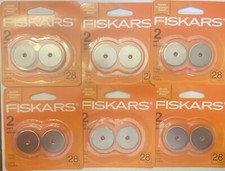 Fiskars 28mm Rotary Blade 6 Packs Of 2pcs 12 Total Pcs 95417097J