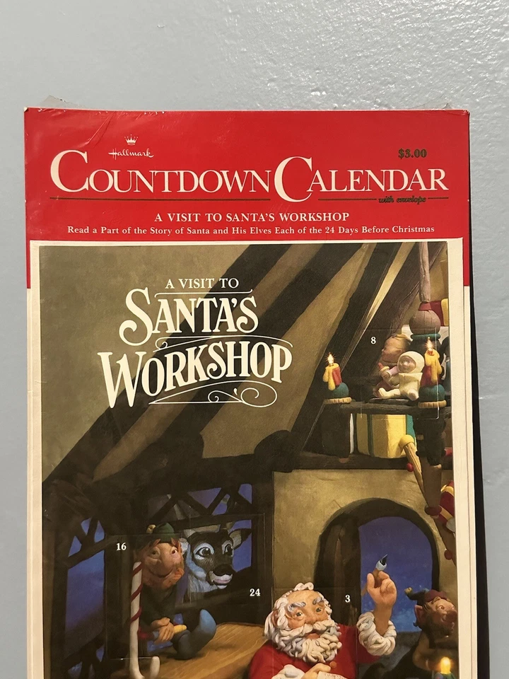 Hallmark Countdown to Christmas Advent Calendar Santas Workshop NEW Sealed NOS - Image 3 of 4