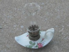 Lámpara Mimi vintage porcelana taza rosas gráficos