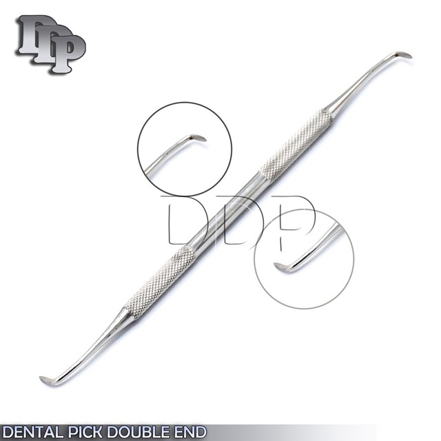 STAINLESS STEEL DENTAL PICK DOUBLE END 61/4" PR281 eBay