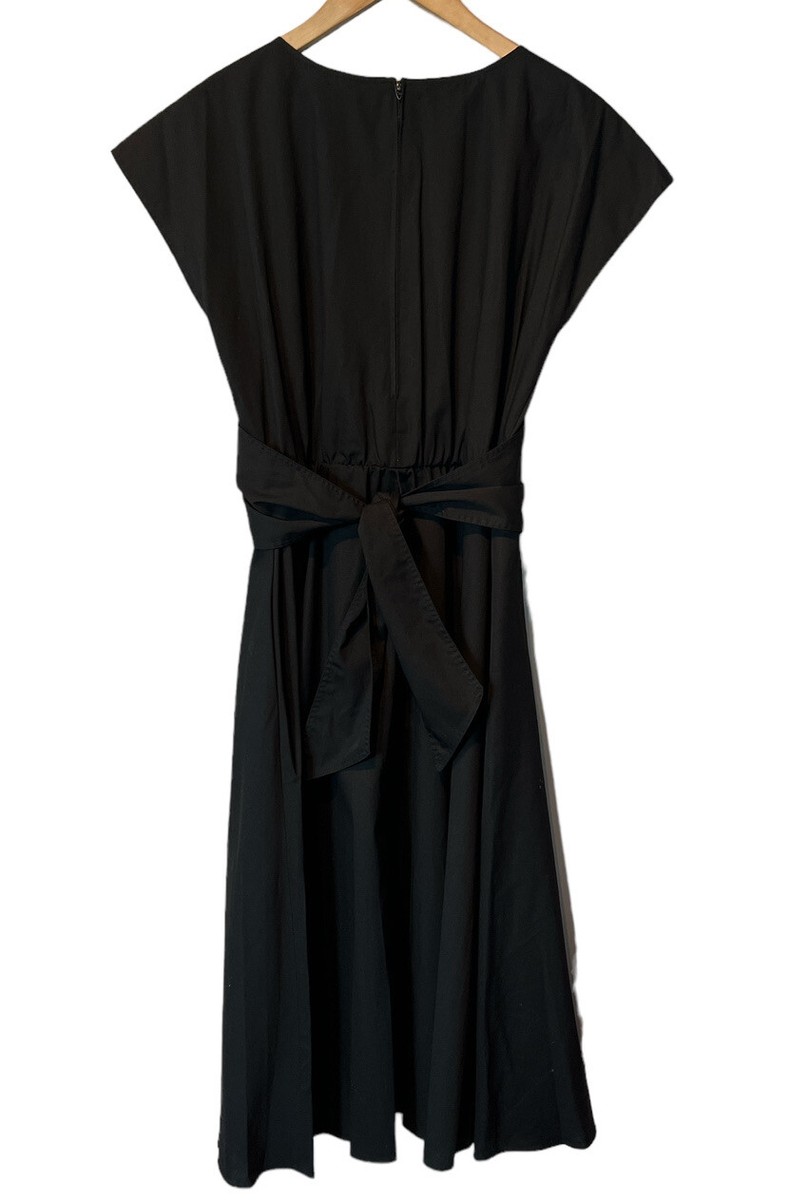 Vintage NR1 by Ned Gould black tie back indie cutout dress 6 Made in the USA View 2