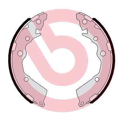Rear BREMBO S 30 542 Brake Shoe Set for KIA
