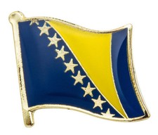 Bosnia and Herzegovina - Flag Lapel Pin Badge