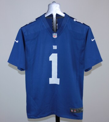 New York Giants Nfl Shirt Jersey 1 Marnix Nike Kids Size L Ebay