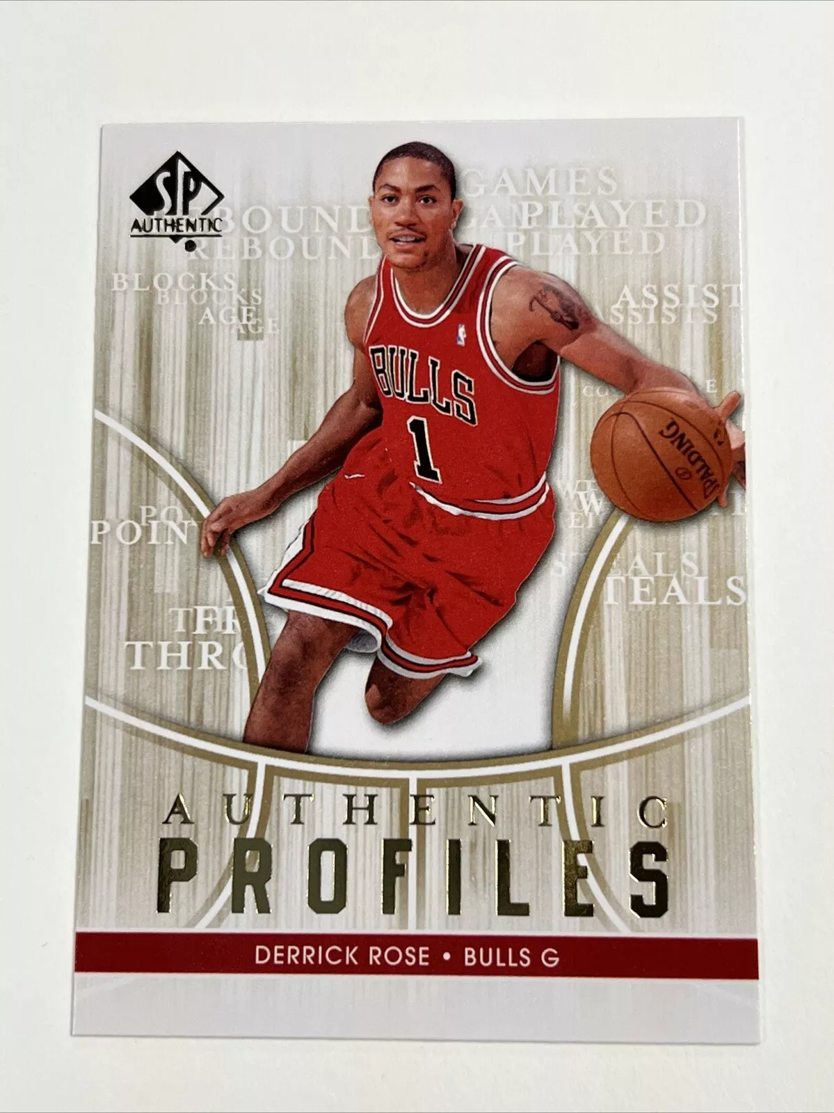 Derrick Rose trading card