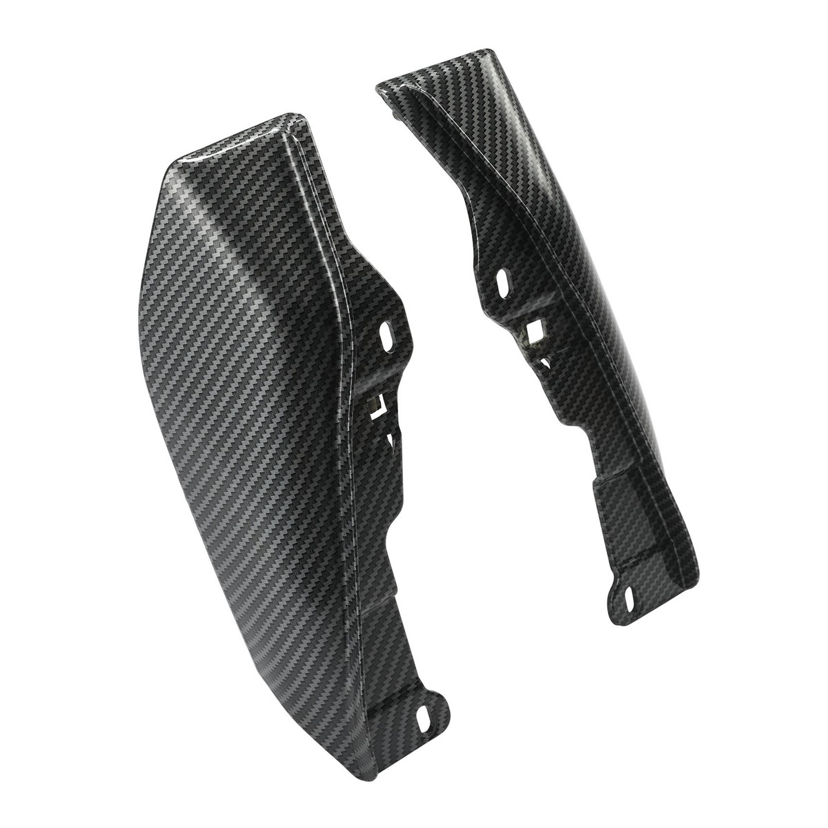 Vivid Black Mid Frame Air Deflector Fit For Harley Touring