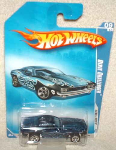 Hot Wheels 2009 Rebel Rides Series Dixie Challenger dark blue,i combine shipping