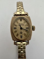 VINTAGE BULOVA ACCUTRON 10K RGP GOLD FILLED WATCH UNTESTED