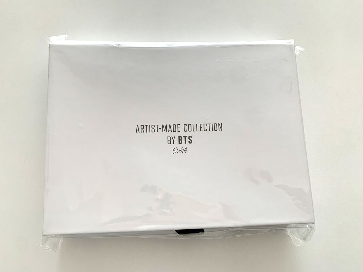 [SHIP NOW] BTS SUGA Artist Made Collection Guitar Pick Necklace SILVER  Sealed