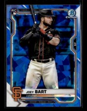 2021 Bowman Chrome Sapphire Edition #23 Joey Bart Rookie San Francisco Giants