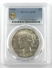 1928 Peace Silver Dollar PCGS AU58