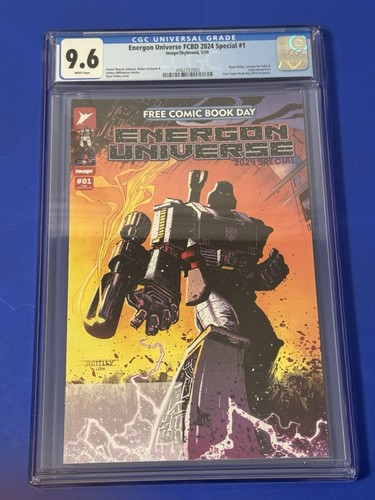 ENERGON UNIVERSE FCBD SPECIAL #1 CGC 9.6 GI JOE TRANSFORMERS Image Comic 2024