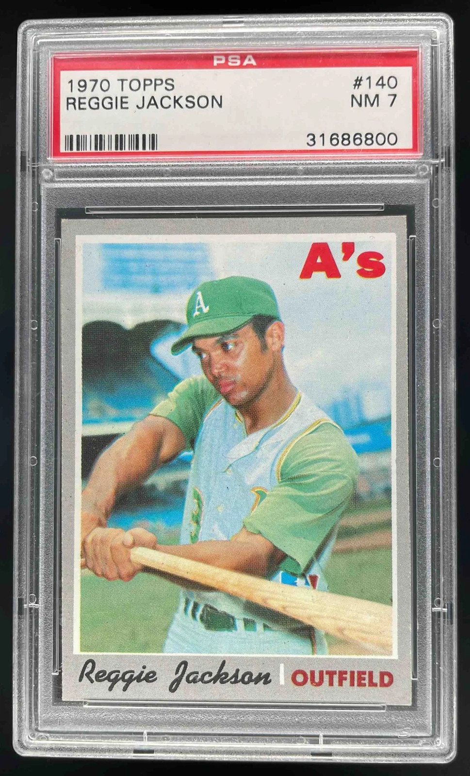 1970 Topps #140 Reggie Jackson PSA 7