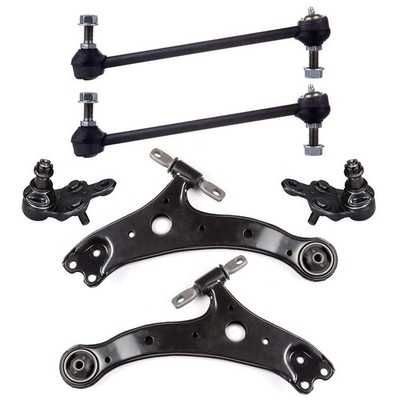 6pc Front Suspension Lower Control Arm Ball Joint Sway Bar for ES300 RX330 02-06