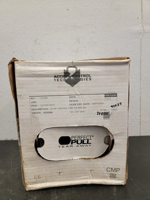 USED 90% FULL Windy City Wire 23-4P UNS SOL CMP C6 Wht Jkt 900ft