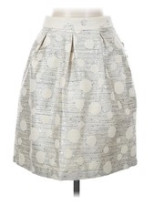 NWT Maeve by Anthropologie Women Silver Casual Skirt 0