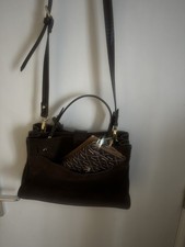 Jasper Conrad Brown Bag and Purse In Excellent Condition Used Once Great Value