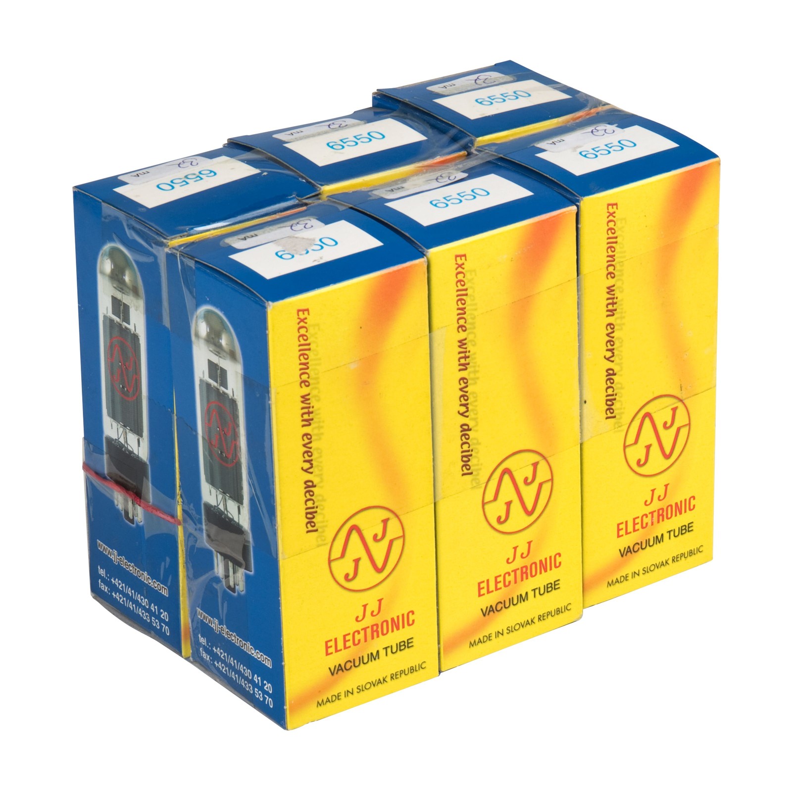 JJ Electronic 6550 Sextett - Röhre für Gitarrenverstärker