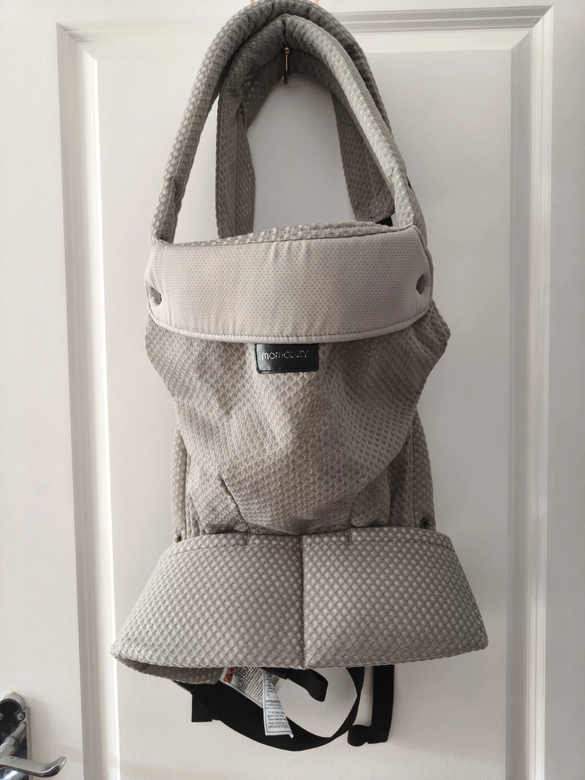 Momcozy Baby Carrier BC001 Grey Soft Structured Carrier 3–24 Months