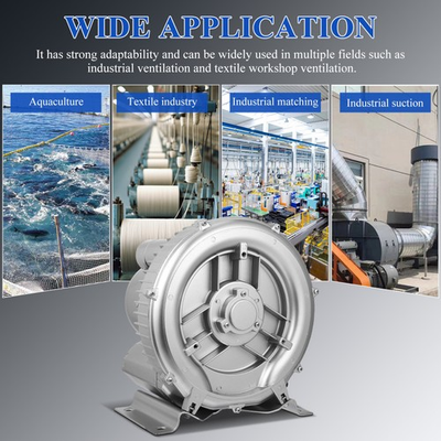 #ad High Pressure Vortex Blower Fan Vacuum Pump Industrial Air Booster Fan 1800W $320.99