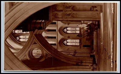 Postcard RPPC 4189. IN WELLS CATHEDRAL.JUDGES D   V117