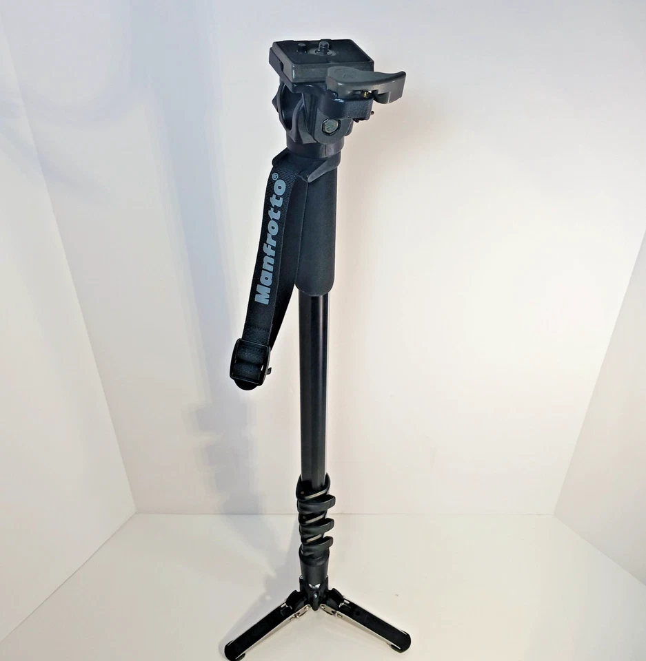 Manfrotto Camera Tripod/Monopod 560B-1 With Quick Release Plate - Image 3 of 4