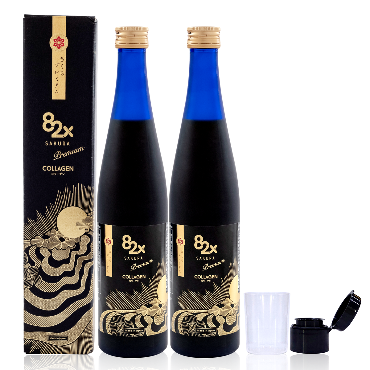 82X Sakura Collagen Drink Marine Collagen Peptides Liquid for Skin