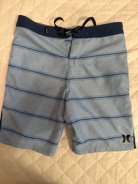 Hurley Boys' Board Shorts Psychic Blue Size 14 27 Boys trunks