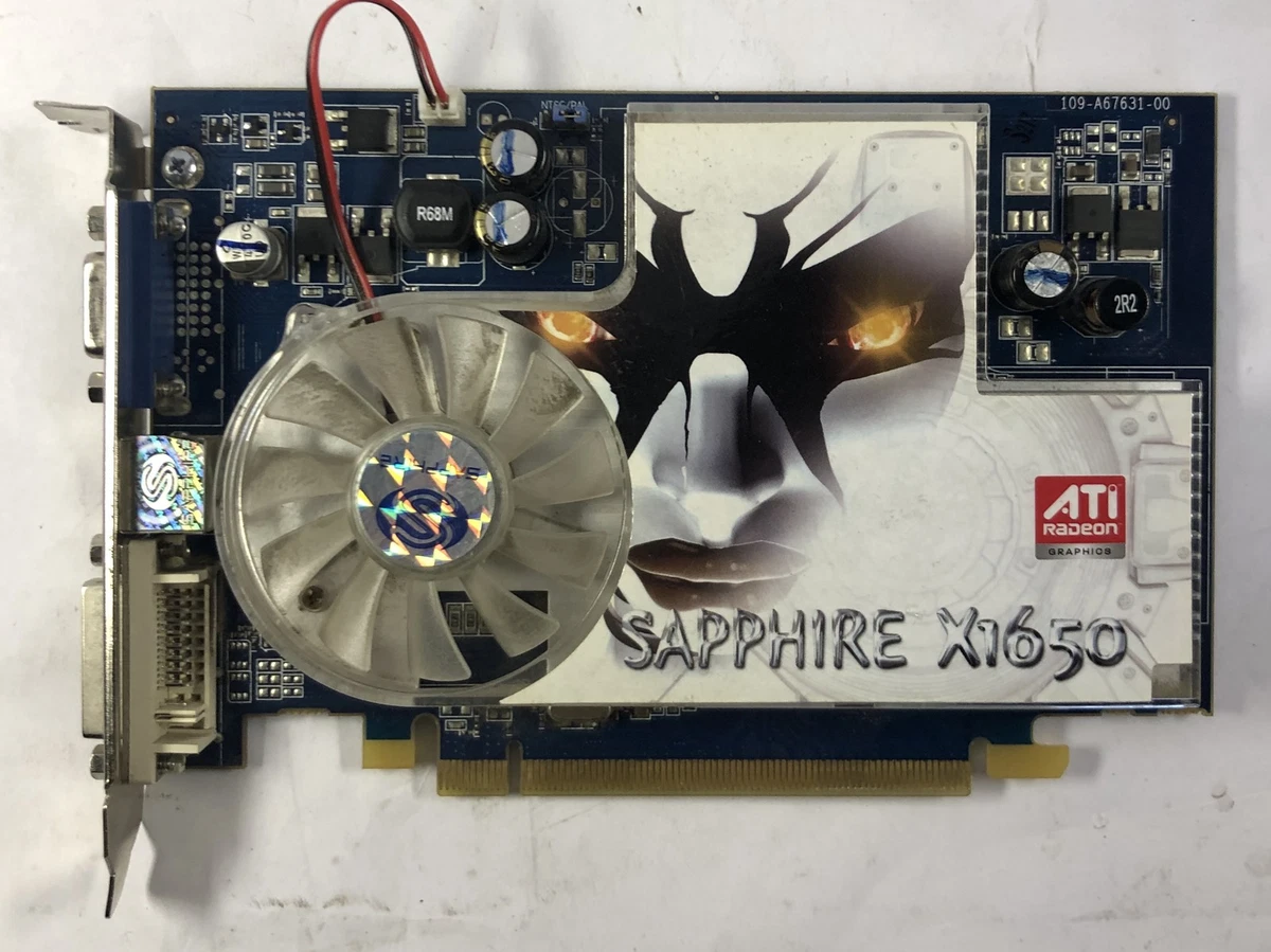 Carte Graphique Sapphire ATI Radeon X1650 Pro - 512 Mo DDR2 - AGP 8x - TBE