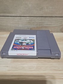 Nintendo NES - Monopoly - Cartridge W/ Sleeve. Authentic. Tested!