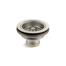  Polished Nickel Kohler Duostrainer Basket Strainer and Sink Drain