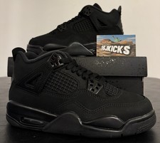 Jordan 4 Retro Black Cat 2025  GS Size 4.5, DS IB4171-010