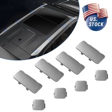 1set Roof Rack Luggage Rail End Cover Cap For Toyota For Highlander 2015-2019 Us