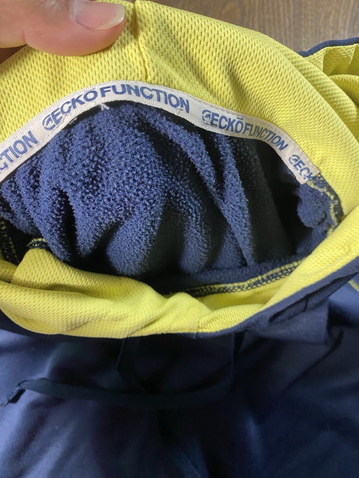 Marc Ecko Function Hoodie Size Large Navy Blue Po… - image 4