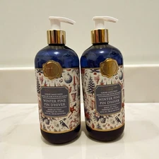 Hopificio Firenze Winter Pine Luxury Hand Wash 2 Pack 16.9 oz Each Made in Italy