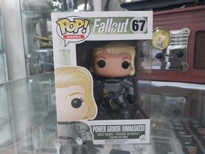 FUNKO POP GAMES FALLOUT 76 - POWER ARMOR (UNMASKED) VINYL FIGURE #67 IN BOX