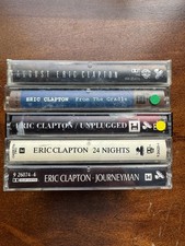 Eric Clapton Cassette Lot 5 Tapes Unplugged Journeyman 24 From The Cradle