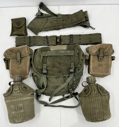Vietnam War Basic M-1956 LBE Set 1960's Field Gear