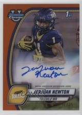2024 Bowman U Chrome Prospect Orange Refractor 17/25 Jerjuan Newton Auto 1lm8