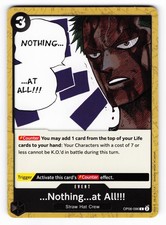 ...Nothing...at All!!! OP06-096 Normal C One Piece NM