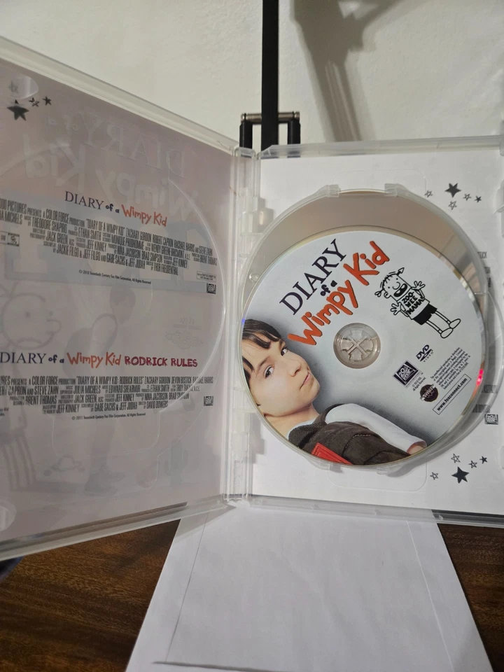 diary of a wimpy kid 1, 2, 3 & 4 dvd USED - Image 2 of 4