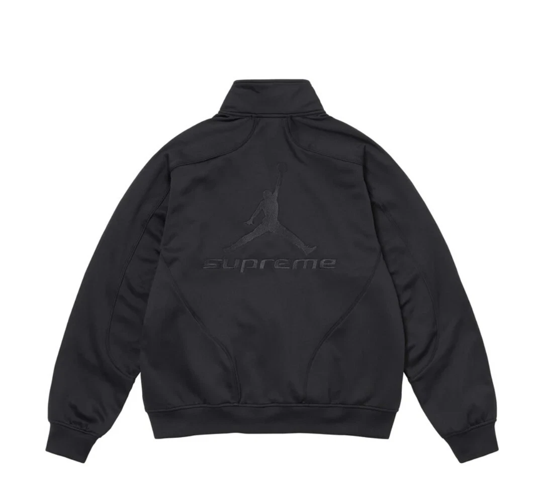 Veste de survêtement Supreme X Jordan Tricot noir